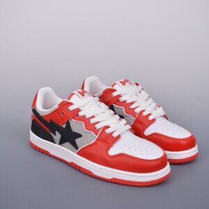 A Bathing Ape Bape Sta Black Red